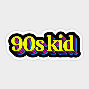 90s Kid Sticker